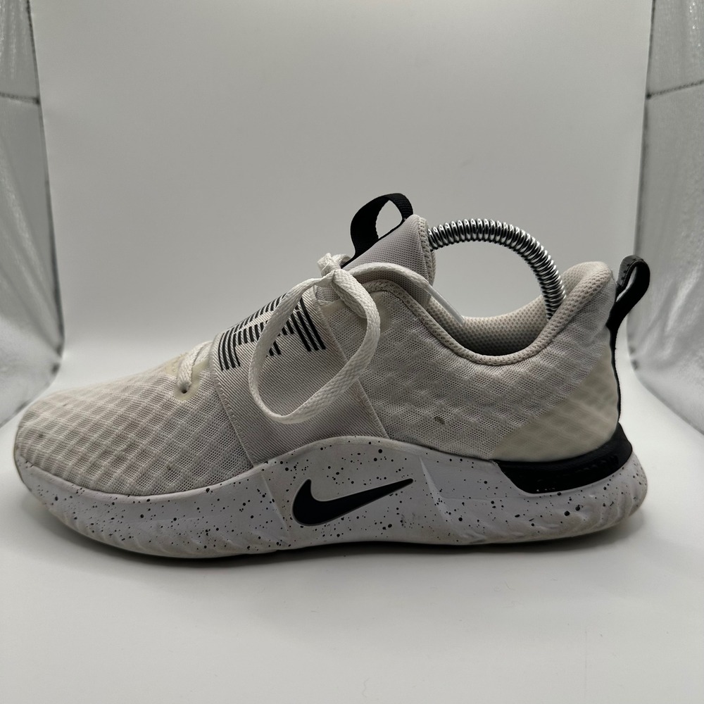 Nike Training Shoes Womens 8 White Black Good Speckled AR4543-100